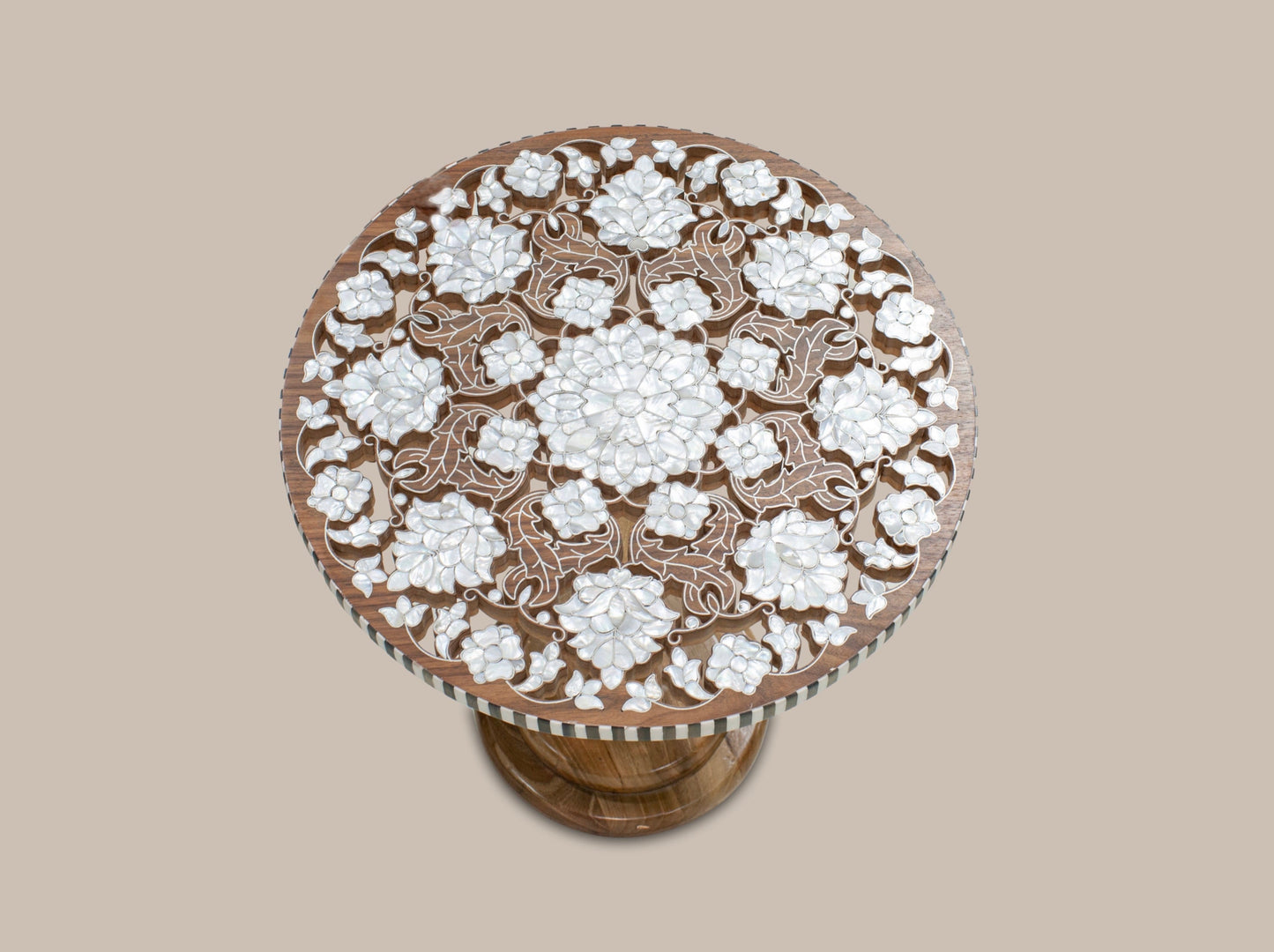 Coffee Table Small Inlay Pearl