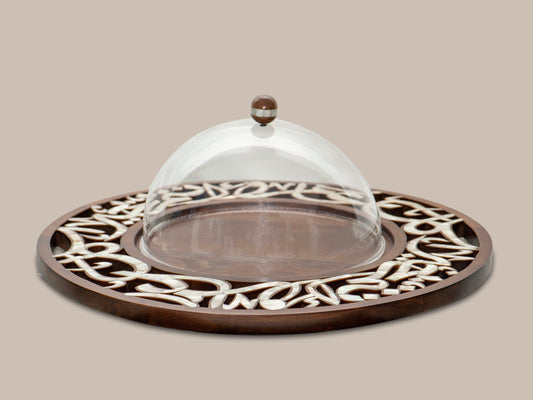 Serving Tray - Engraved Mother Pearl