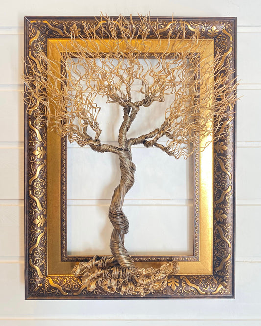 Copper Tree on Frame 2