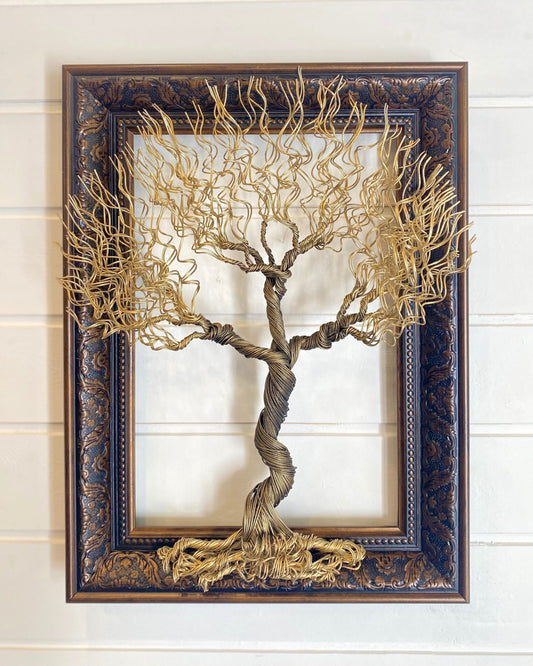 Copper Tree on Frame 5