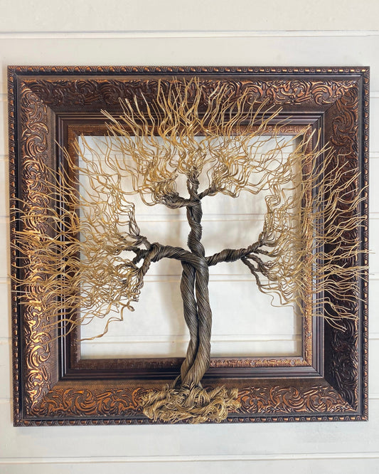 Copper Tree on Frame 6