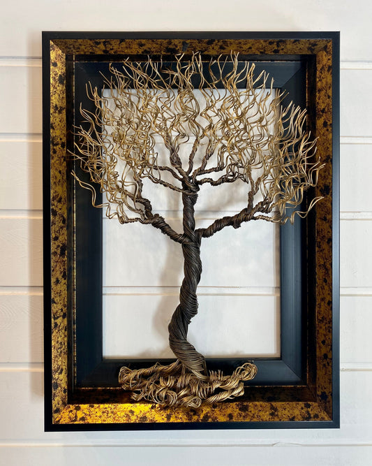 Copper Tree on Frame 8
