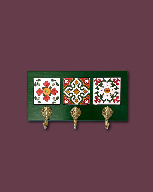 Decorative Key Hangar - Green