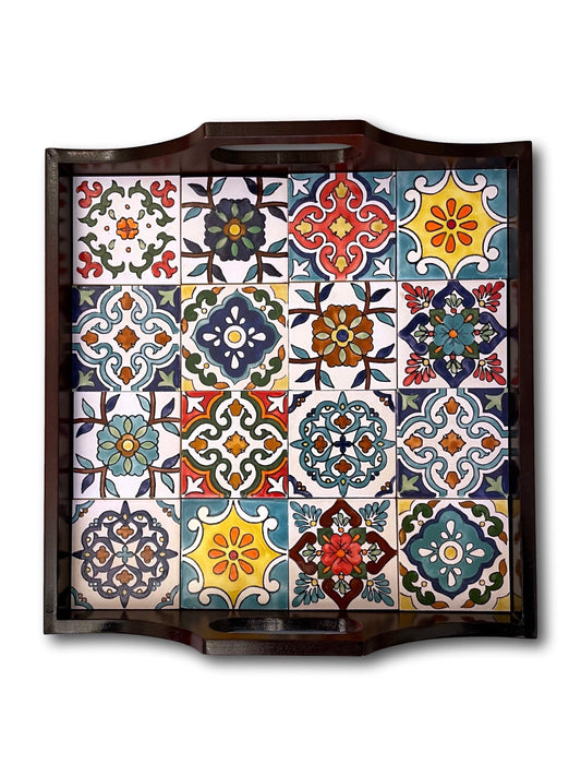 Large Small Serving Tray - Damascus