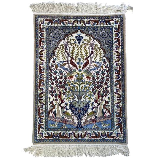 Persian Isfahan Rug | Wool | 108 x 75 cm