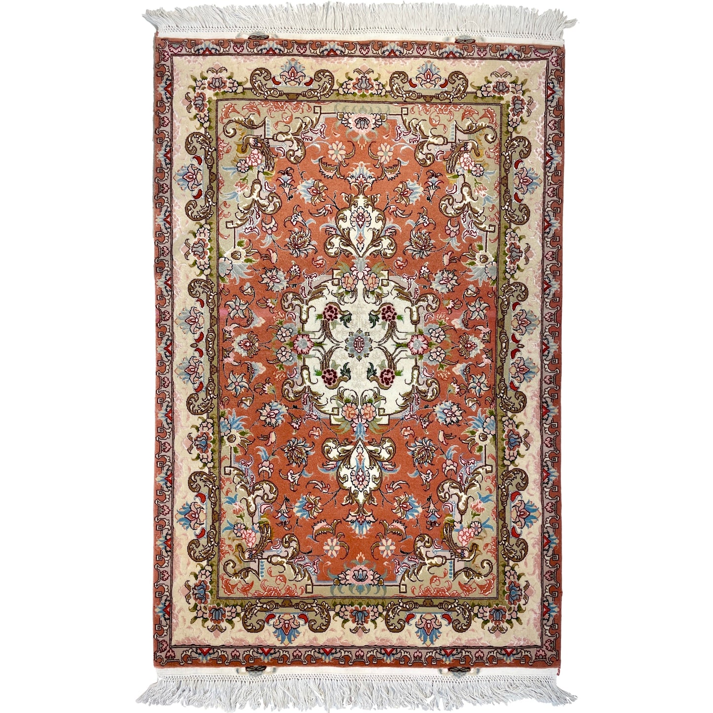 Persian Tabriz Rug | Wool & Silk | 160 x 100 cm