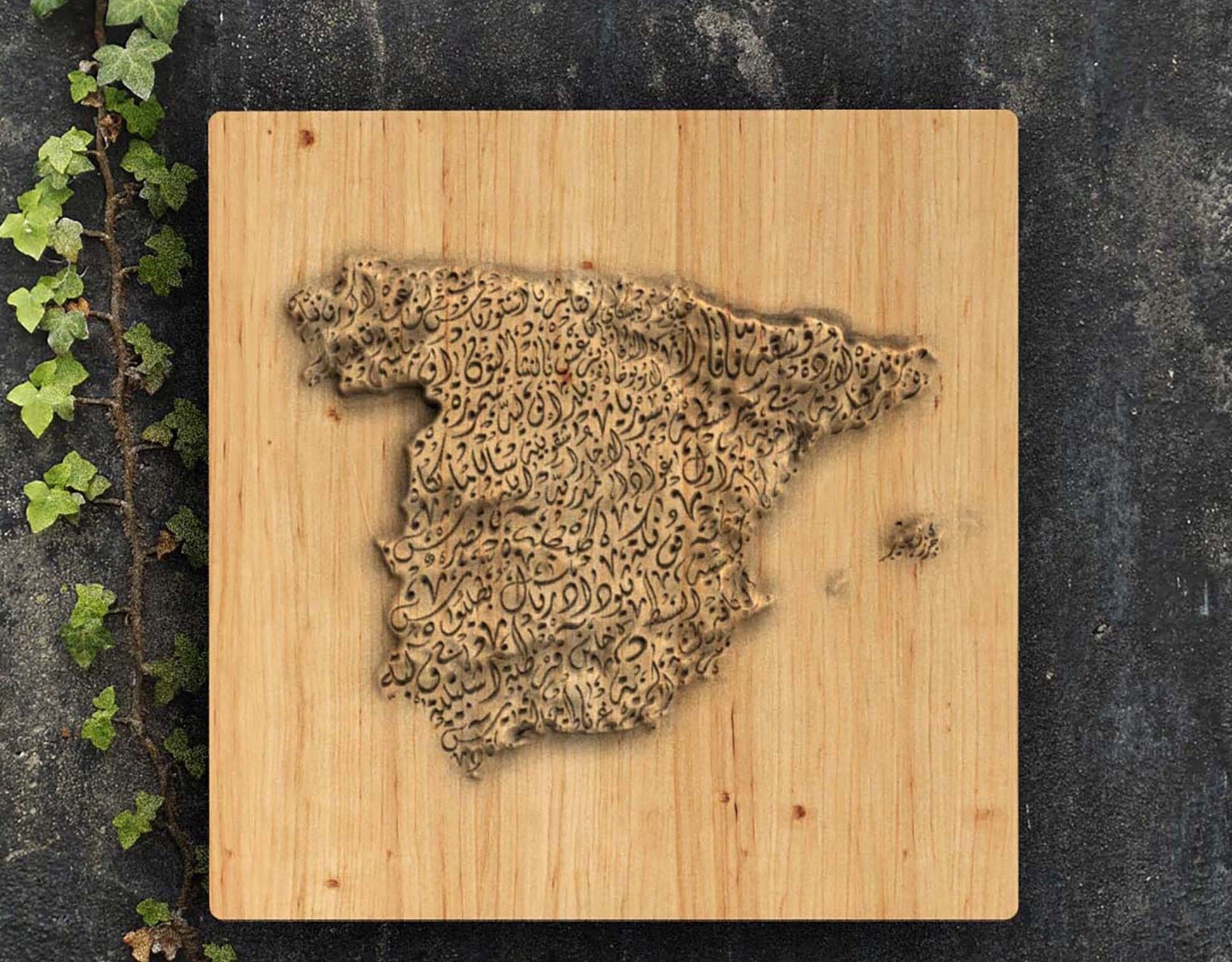Spain Topography Map