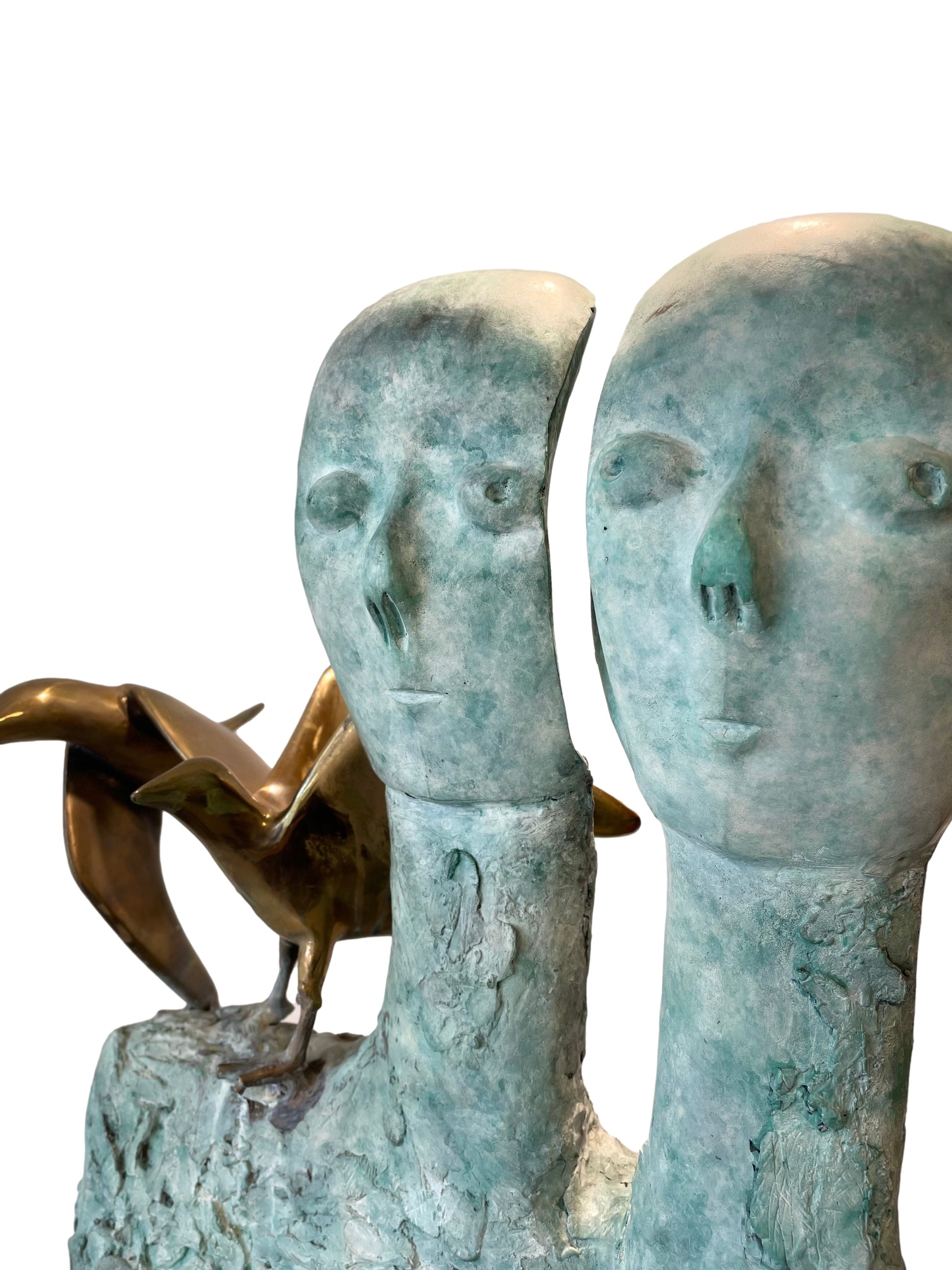 United in Harmony: An Ain Ghazal Inspired Dual Body Sculpture