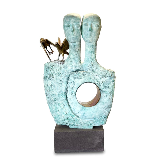 United in Harmony: An Ain Ghazal Inspired Dual Body Sculpture