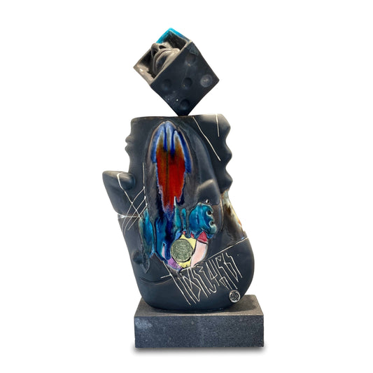 Upside Down Head Sculpture