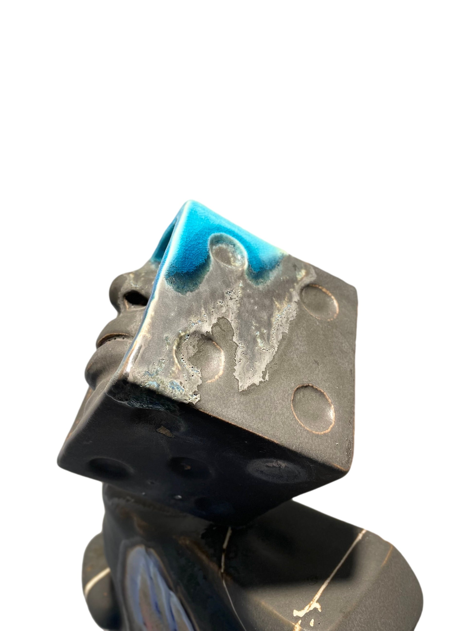 Upside Down Head Sculpture