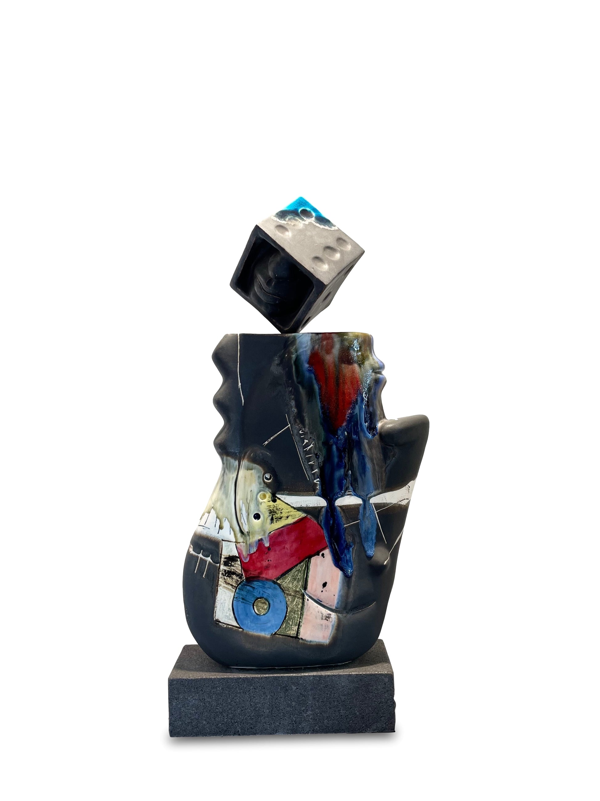 Upside Down Head Sculpture