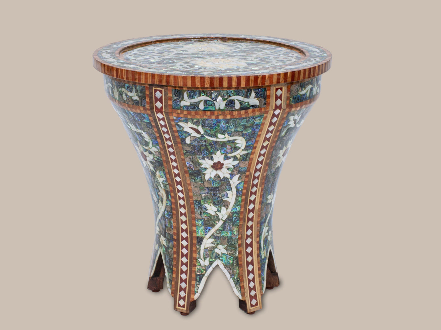 Accent Table Set - Mother of Pearl Inlay