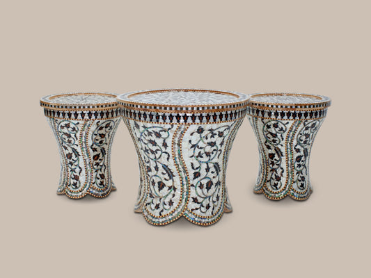 Accent Table Set - Mother Pearl