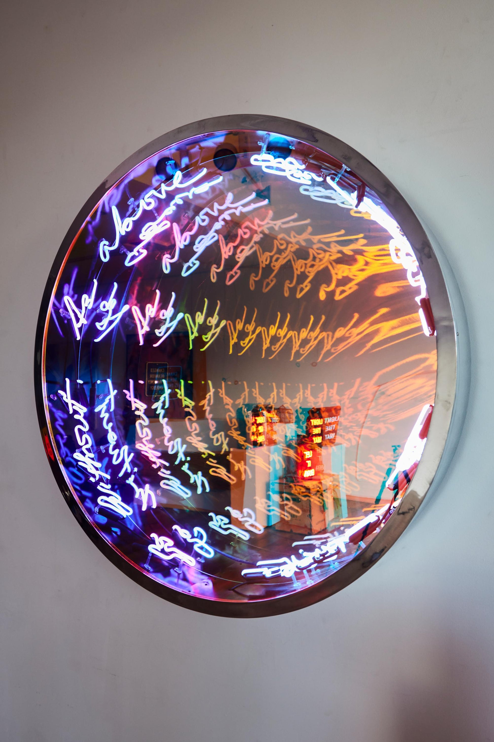 As Above So Below, As Within So Without (Dichroic Infinity Mirror Disk) 2018