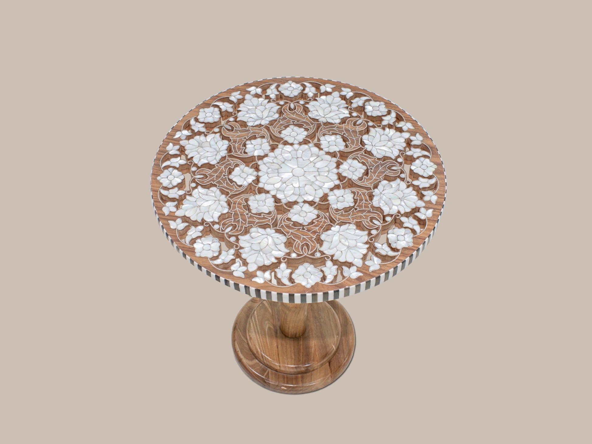 Coffee Table Small Inlay Pearl