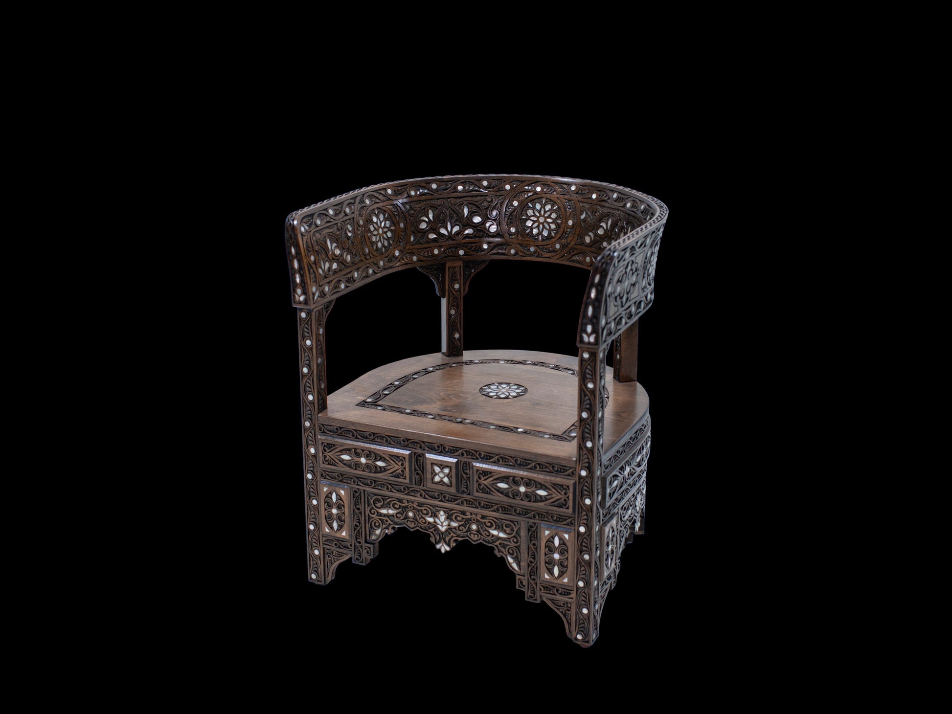 Double Chair Embellished - Mother pearl