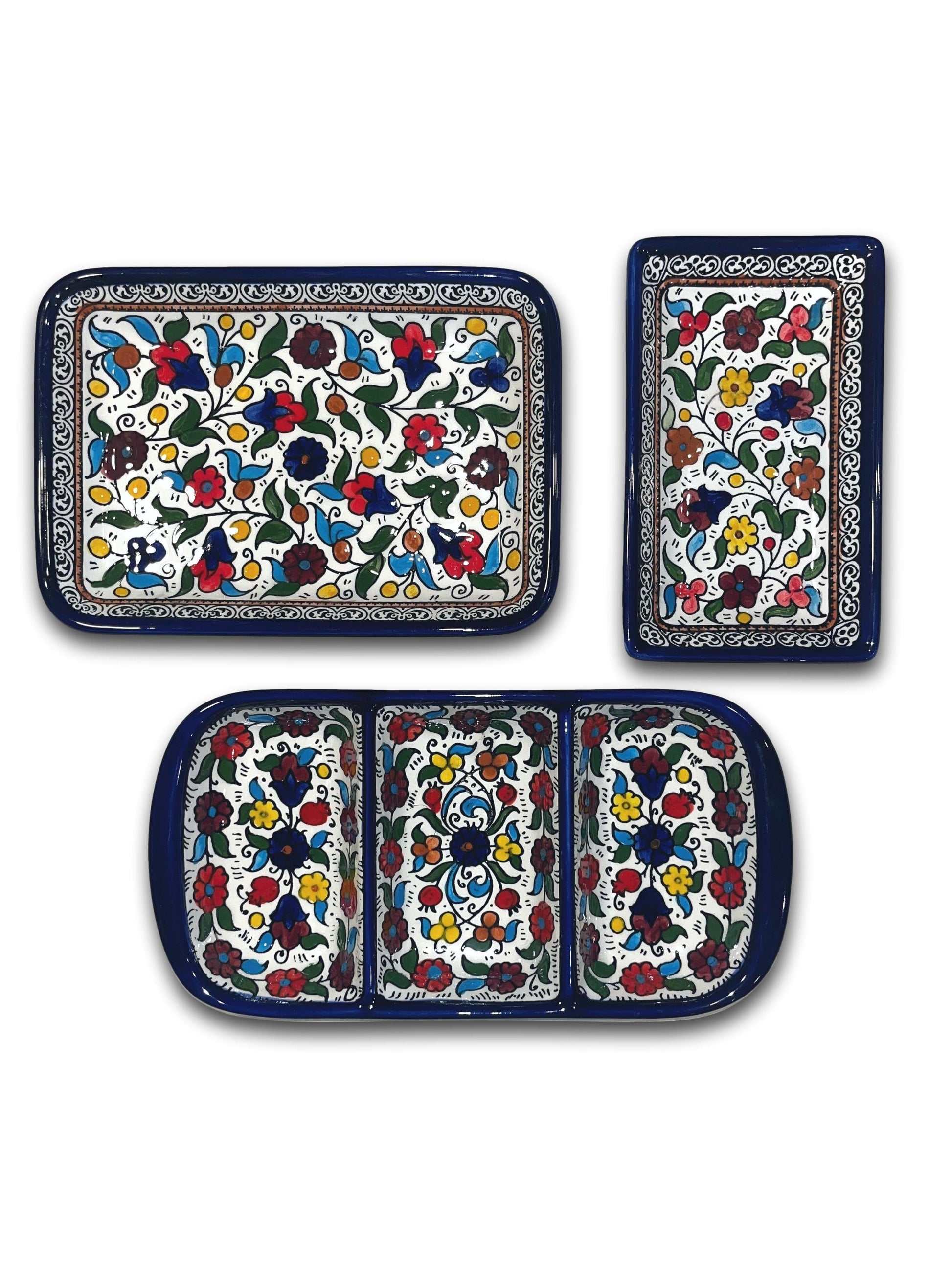 Appetizer Plates Set - Coloured