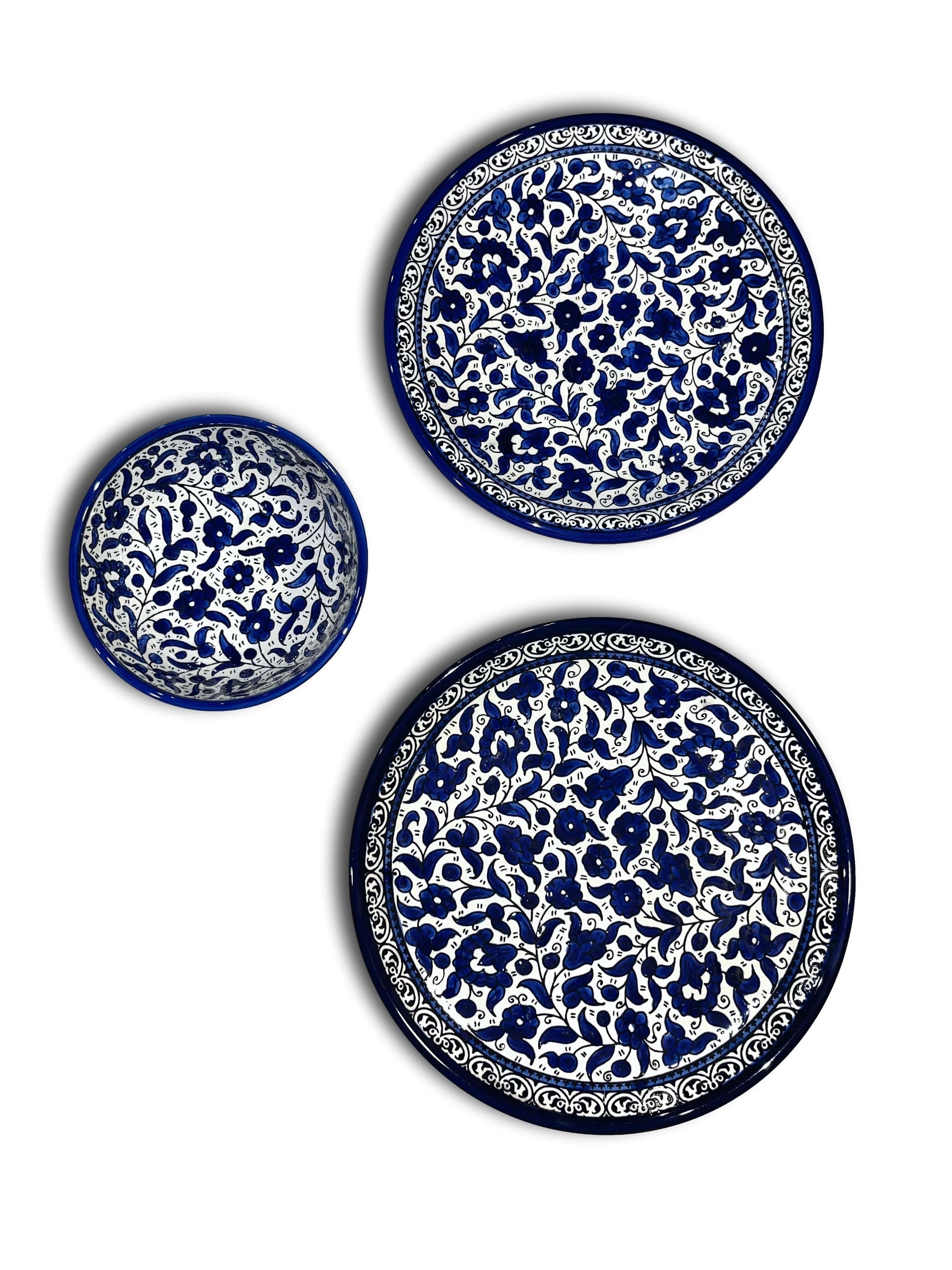 Dinner Plates Set - Blue