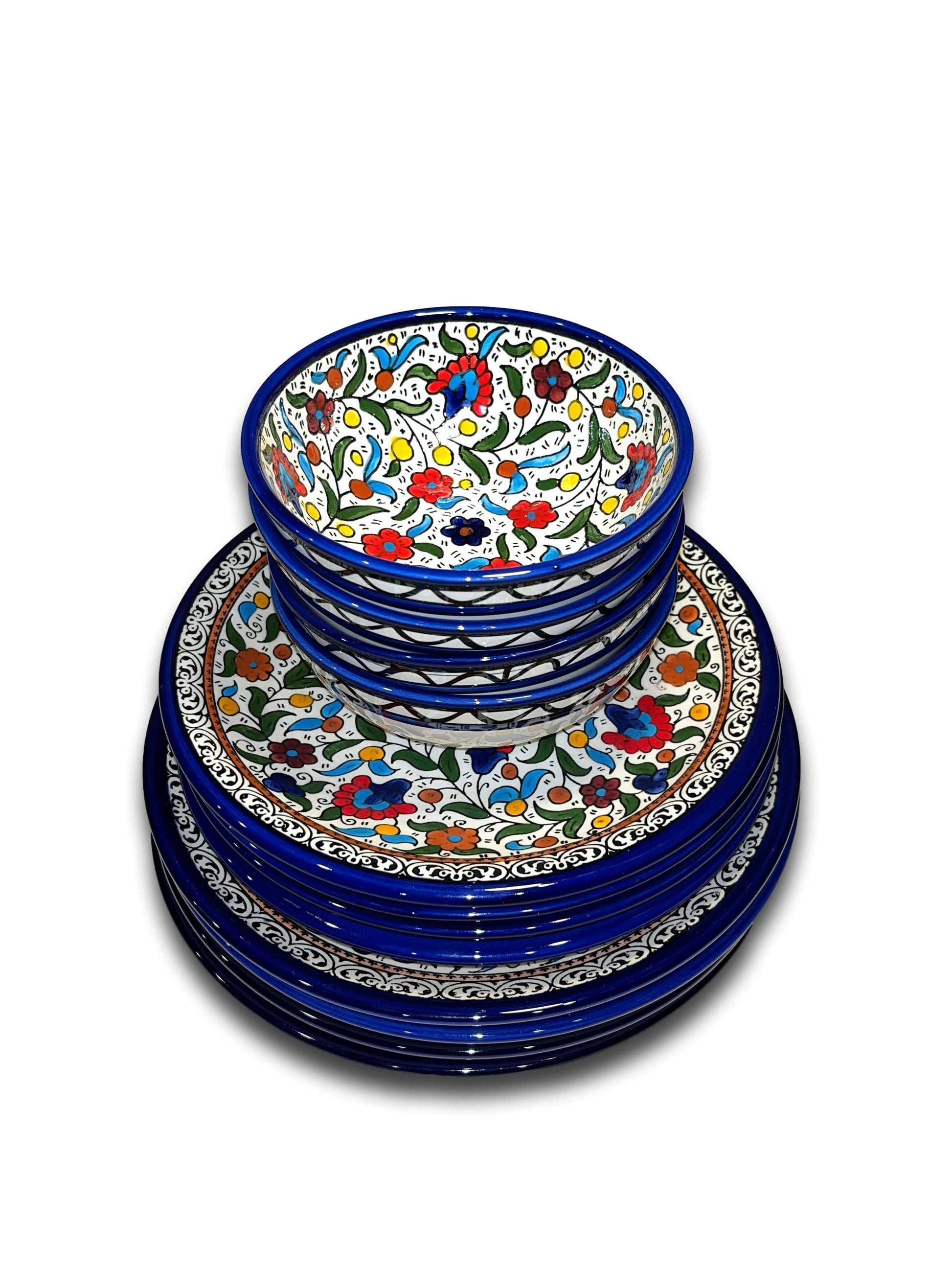 Dinner Plates Set for 4 - Coloured