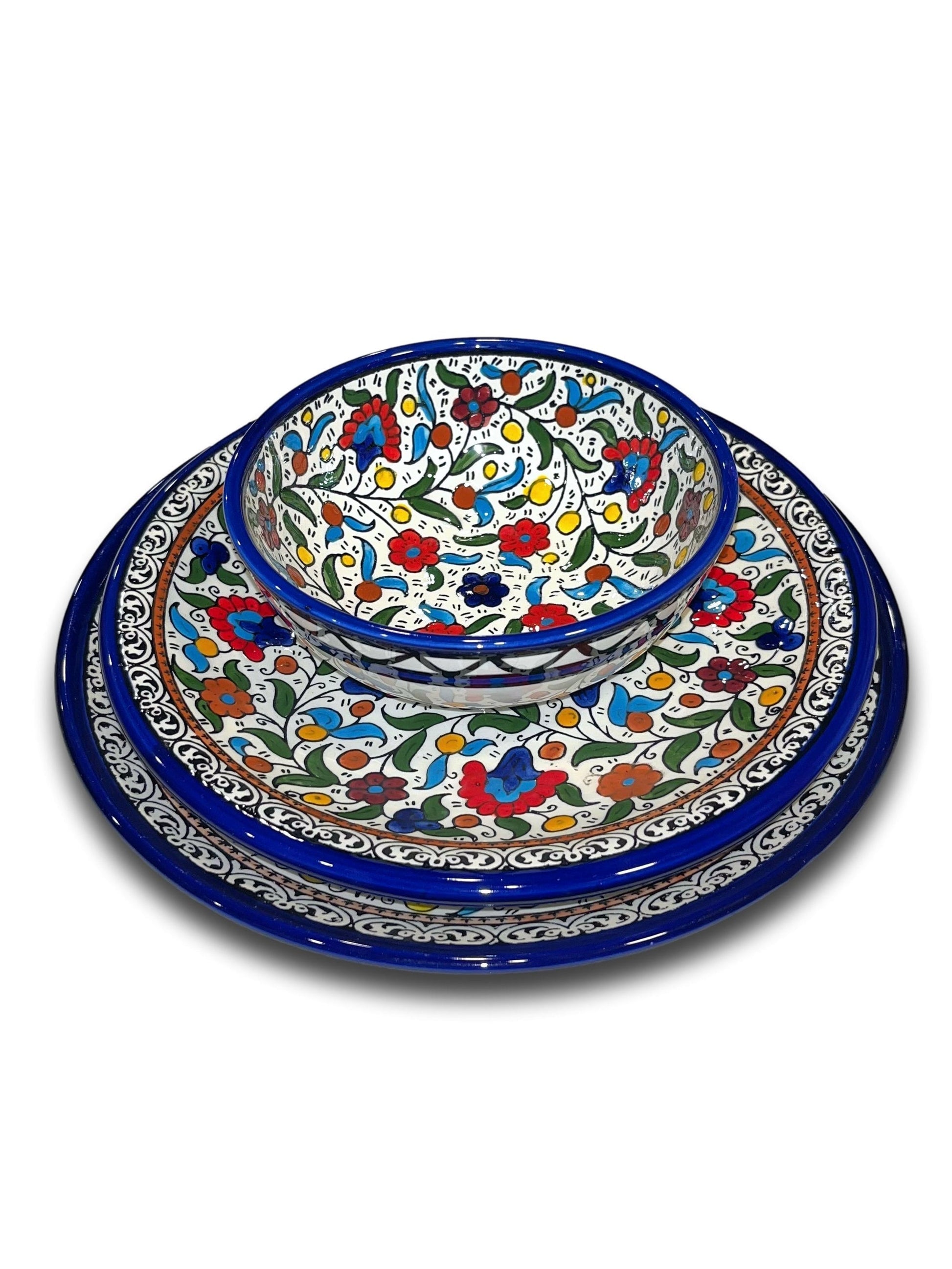 Dinner Plates Set for 4 - Coloured