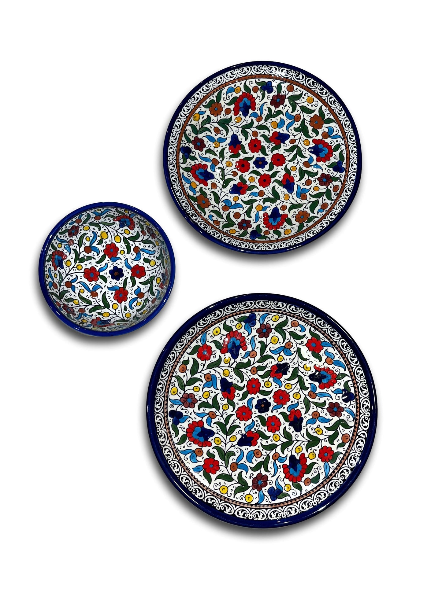 Dinner Plates Set for 4 - Coloured