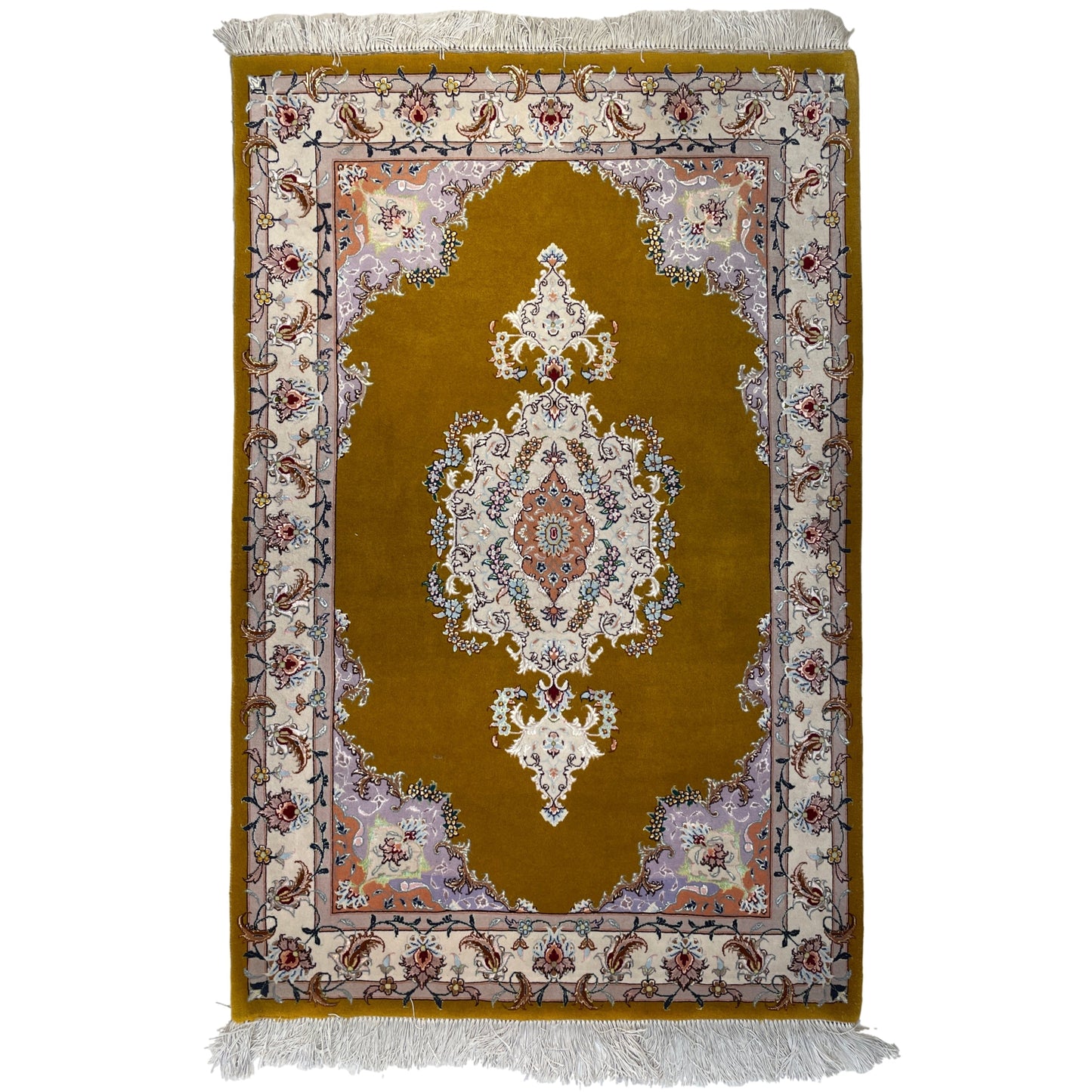 Persian Isfahan Rug | Wool & Silk | 160 x 103 cm