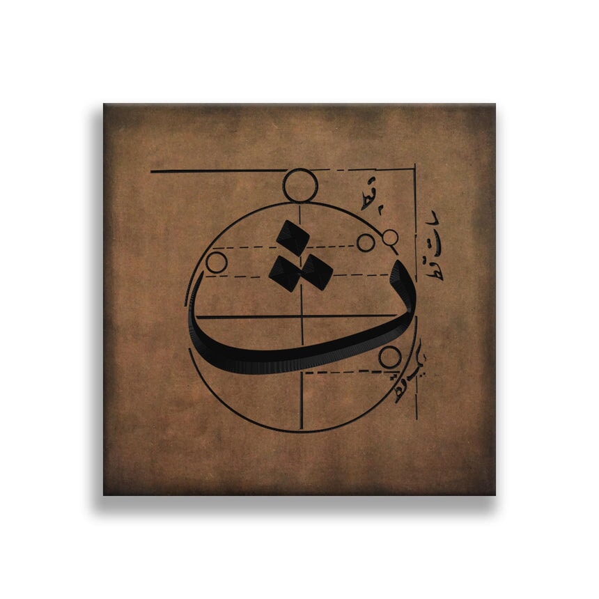 Arabic Calligraphy Wall Art ث – Artizanic